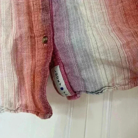 Lucky Brand  Relaxed Susie Slub Workwear Shirt - Picture 5 of 12